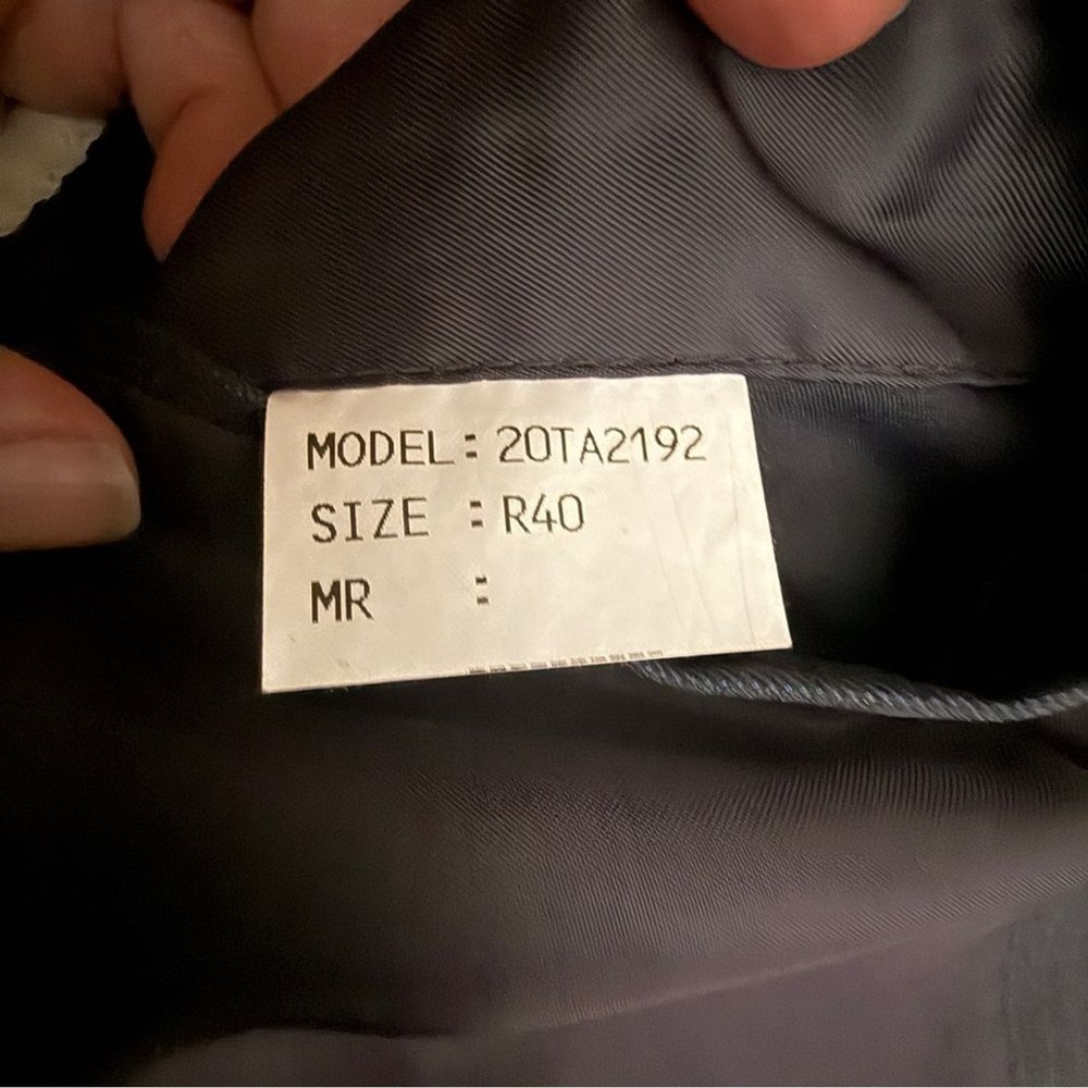 Tasso Elba Sport Coat Blazer 40R‎ Charcoal Gray Wool Pin Stripe - Picture 9 of 14